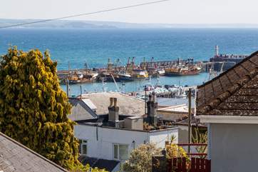 The view from the terrace at Lowenhe.