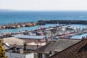 Newlyn is home to one of the biggest fishing fleets in the UK and as such gives a unique insight into a proper Cornish fishing port