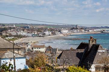 You can enjoy far reaching views to Penzance.