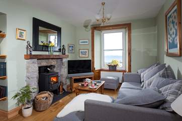Get cosy in front of the wood-burner with a good book or movie.