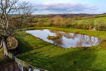 One of the two lakes that offers the perfect spot for your free fishing.