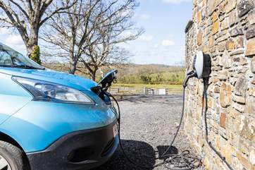 There are two communal electric car charging points which you are welcome to use, charged at cost.