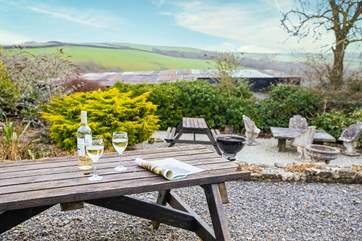 Enjoy the countryside views from your private terrace.