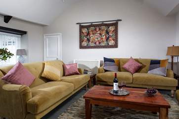Squishy sofas to curl up on.