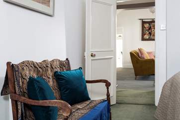 Traditional pieces of furniture can be enjoyed.