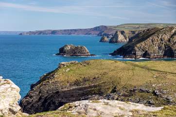 Head down the coast to Tintagel to explore the historic site and be treated to some stunning coastal views.
