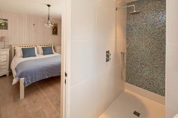 En suite to bedroom one. What a glorious shower.
