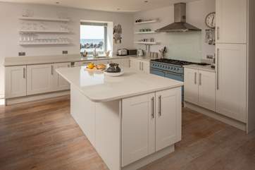 The kitchen is fully equipped and very spacious.
