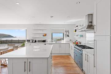 The kitchen is fully equipped and very spacious.