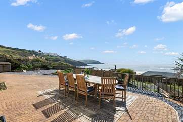 What a great spot for taking in the fresh sea air and fabulous coastal views.