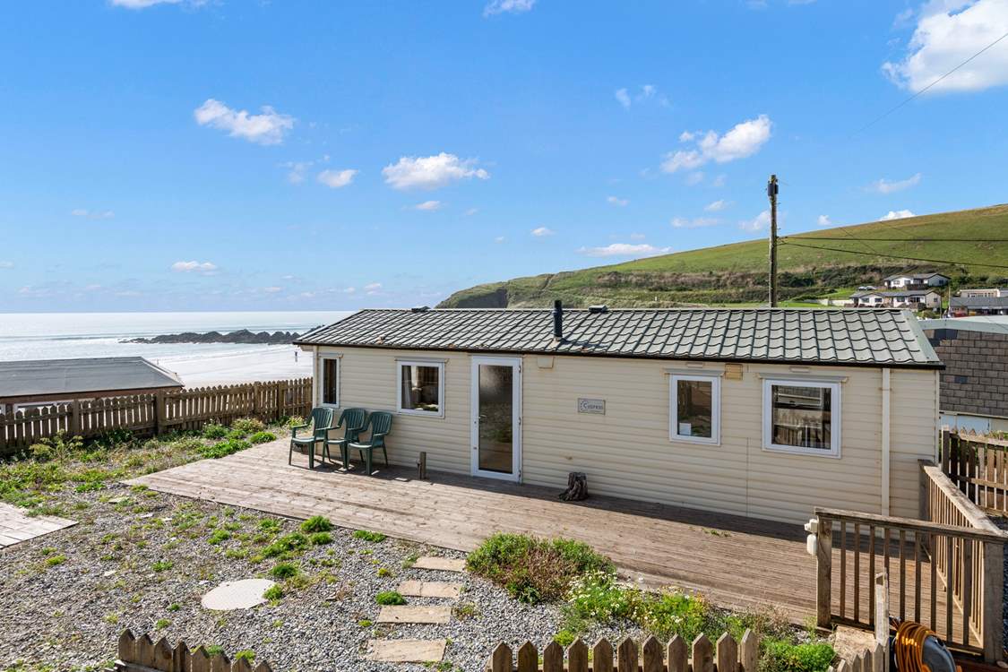 The 'Beach Hut' Caravan.