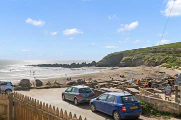 The pub is just across the way. Perfect for a few drinks and then stumble home.