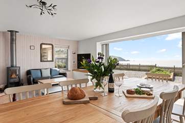 Serving up a feast at this glorious table is such a treat, especially with such special views.