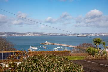 Fabulous views over the harbour and out to sea can be enjoyed from mostly every room in the house.