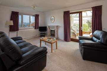 The sitting-room is a great space to unwind following a day of action.