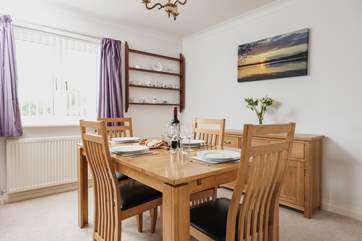 The dining room.