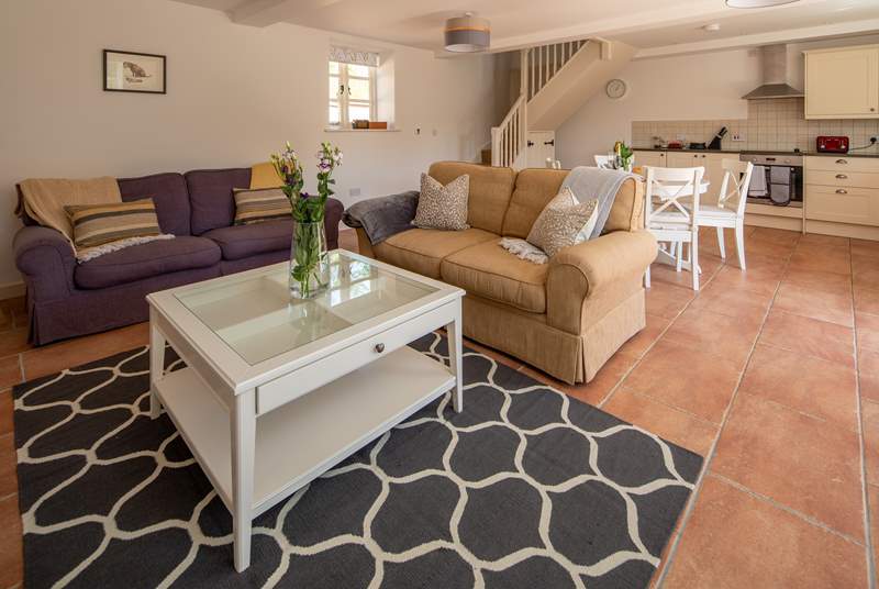 Downstairs is all open-plan, making it a great space to enjoy time together.
