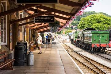A trip on the West Somerset Steam Railway is a must!