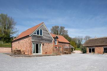 Meadow View and The Stables are adjoined but both cottages have their own private patio areas.