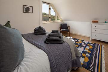 Lie in bed and admire the view!