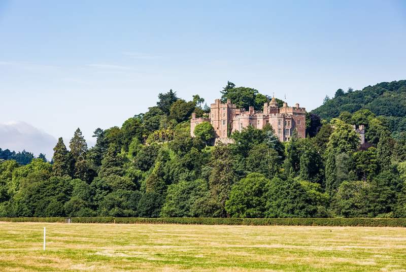 Stunning Dunster Castle in all its medieval glory.