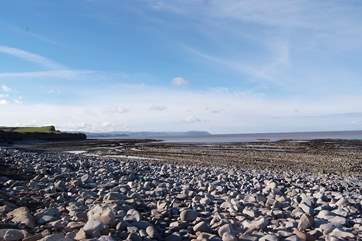 Kilve Beach is in the West Quantock Area of Outstanding Natural Beauty.