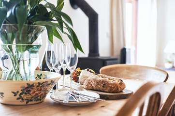 Enjoy local produce from the shops in the market town of Tavistock a short drive away.