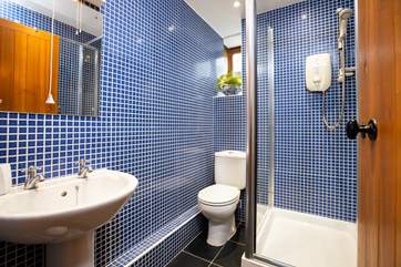 The convenient shower-room on the ground floor.