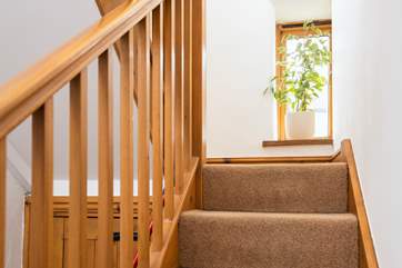 The staircase leads up to the first floor bedrooms.