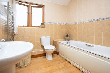 The second bathroom on the first floor means there's no queue in the morning.