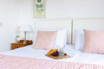 This dual-aspect bedroom gives you plenty of choice when it comes to a view.