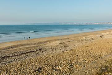 You will be spoilt for choice of beaches in this part of Cornwall, this is Marazion which is only a short drive away.