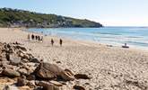 The beautiful sandy beach at Sennen is worth a visit during your stay. - Thumbnail Image