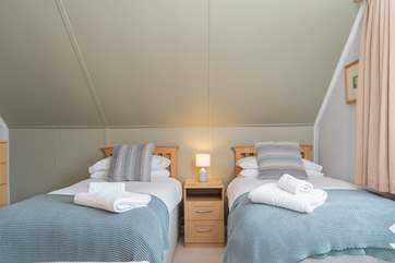 The other two beds in bedroom two.