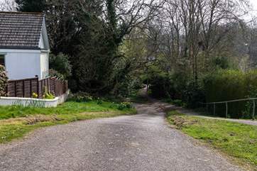 Please take care on the steep drive to Tregenver Cottage.