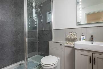The en suite shower-room for The Red Room.