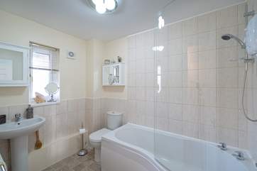 Family bathroom, bath or shower, you choose.