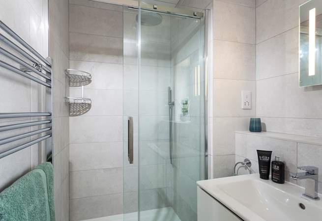 You have a large walk-in shower in the en suite.