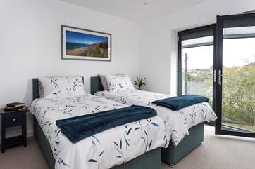 You have a bedroom with 'zip and link' beds, this can either be made up a two singles, or a super-king double - you choose!