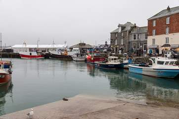 Pretty perfect Padstow is a thirty mile drive up the scenic north coast.