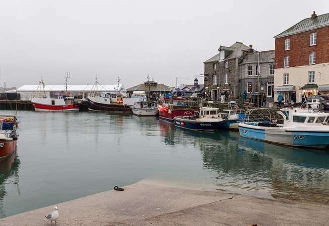 Pretty perfect Padstow is a thirty mile drive up the scenic north coast.  