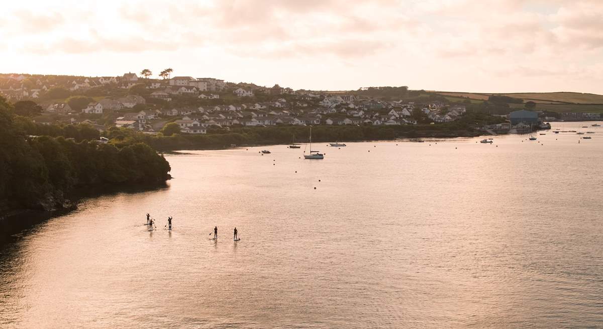 Pretty perfect Padstow is a thirty mile drive up the scenic north coast.  