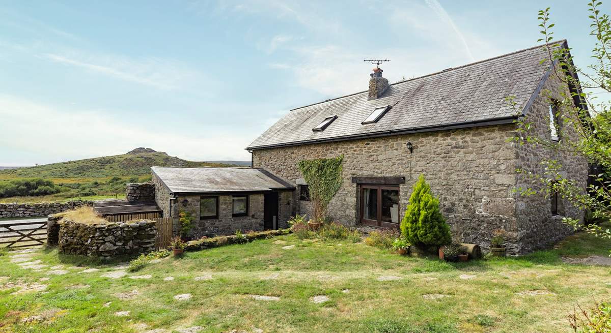 The Shippon at Oldsbrim has the most magnificent views out over Dartmoor. 