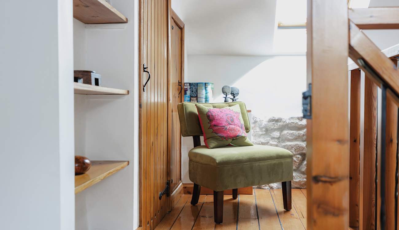 One of the lovely reading spots on the landing.