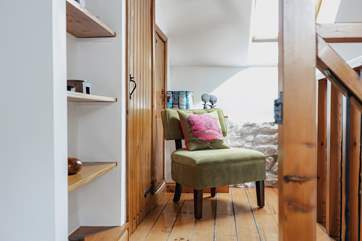 One of the lovely reading spots on the landing.