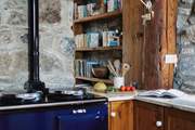 The kitchen is beautiful and quirky.