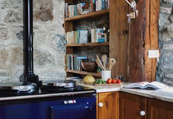 This beautiful Aga (this is currently not in use).