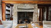 ...with a glowing wood-burning stove. Perfect for snuggling up in after a full day of exploring.