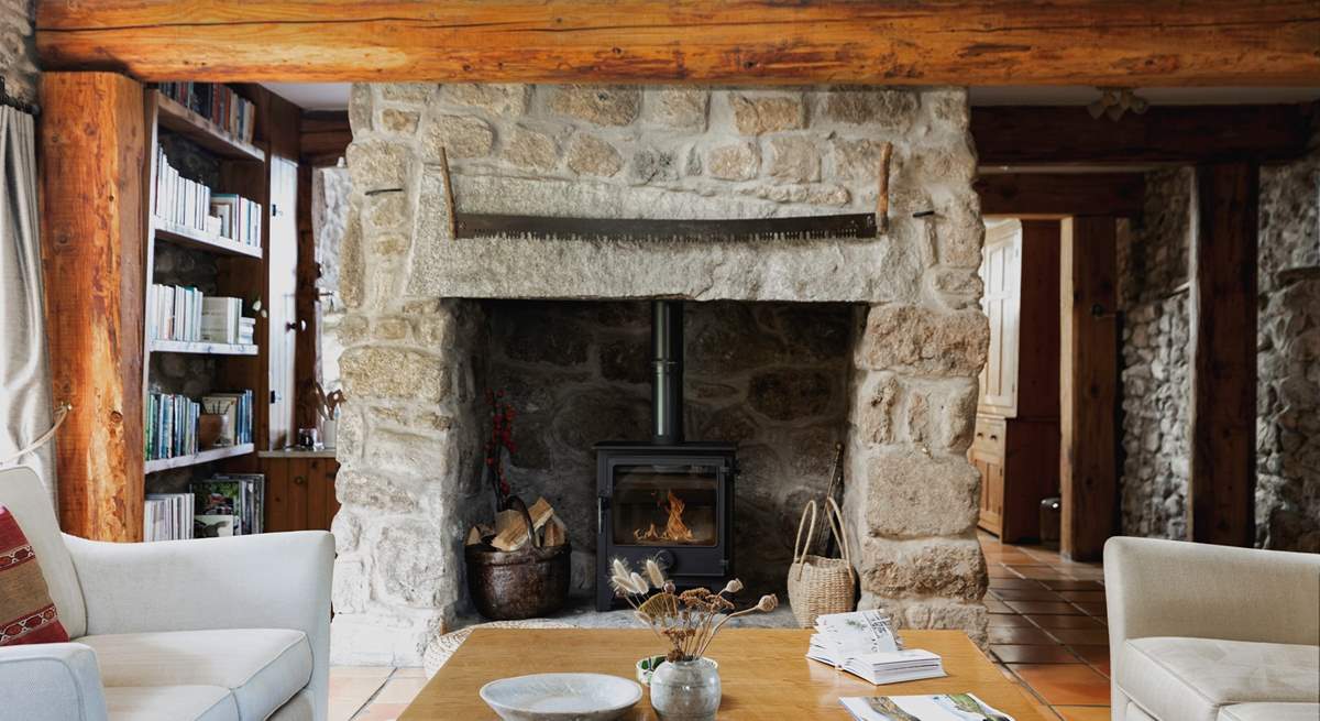 ...with a glowing wood-burning stove. Perfect for snuggling up in after a full day of exploring.