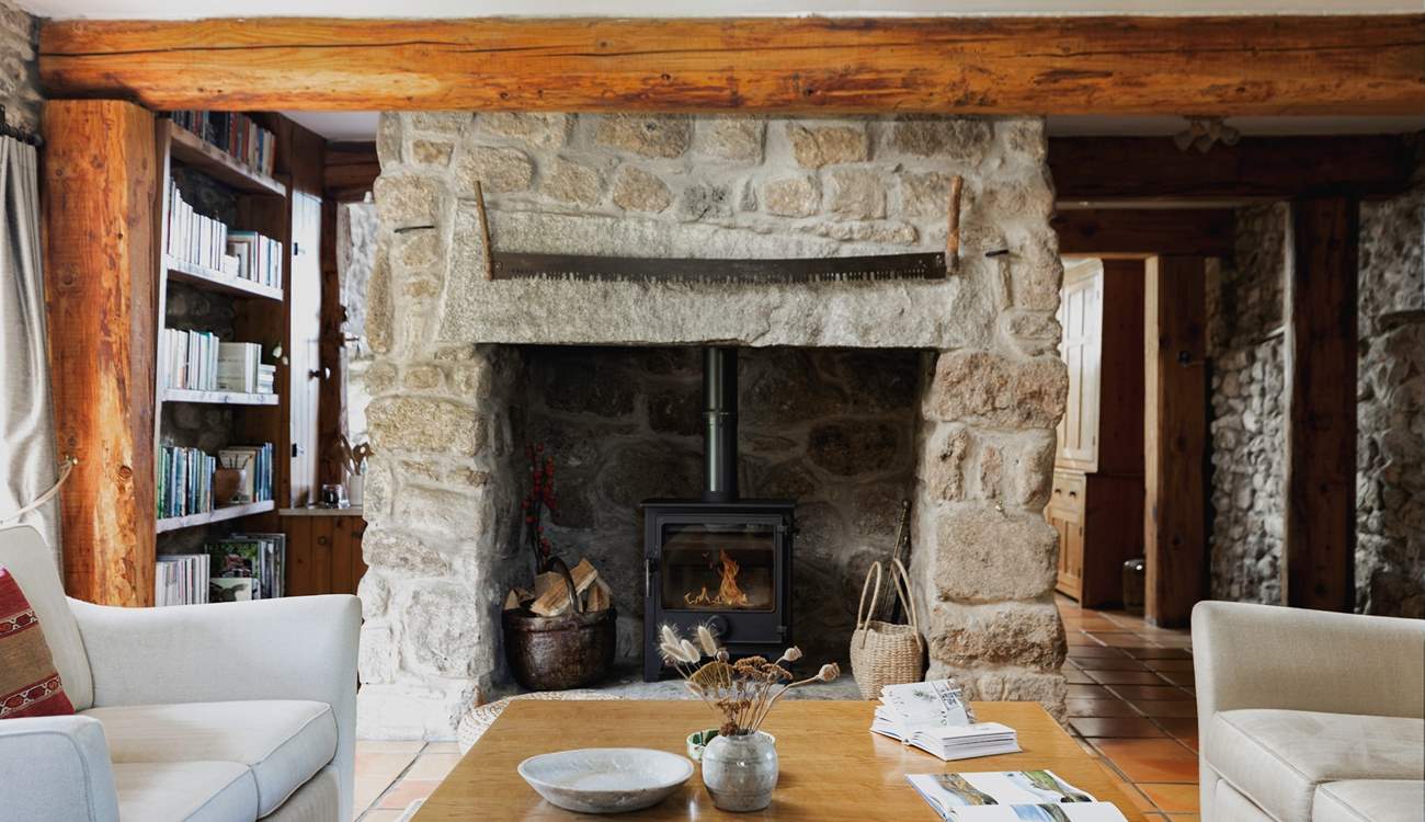 ...with a glowing wood-burning stove. Perfect for snuggling up in after a full day of exploring.